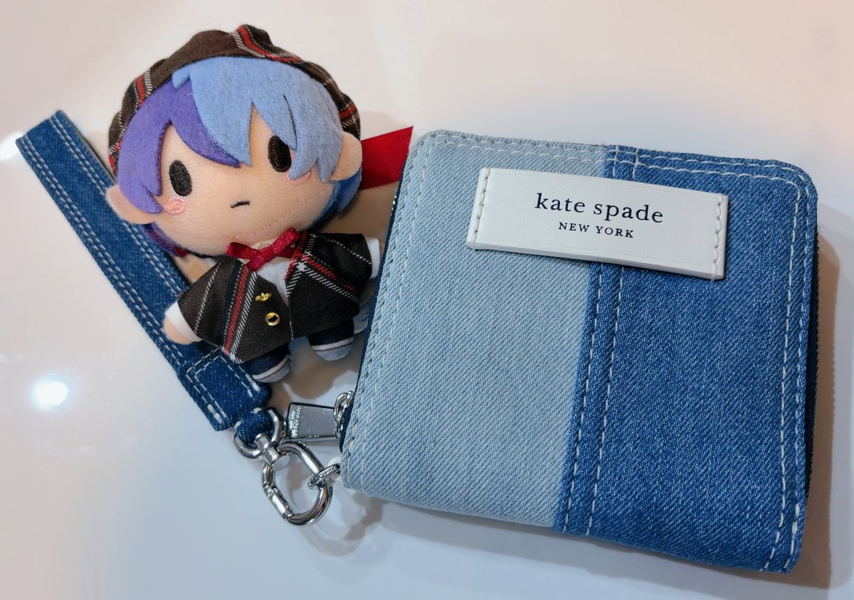 新しいお財布かわいい💙🩵
見かけた瞬間これに決めた