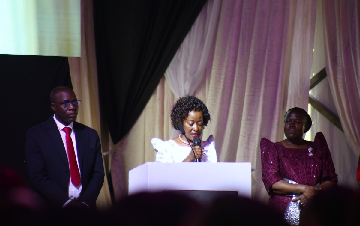DVIUganda's tweet photo. HAPPENING NOW:
"The chapel has been a place of worship and spiritual nourishment for generations of Gayaza girls” - Mrs. Robinah Katongole Kizito the Headmistress of @GayazaHighSch
@DVI_Uganda, values  shared spaces that bring people together in purpose
#pillarsofgrace https://t.co/R2iMMmH6Qj