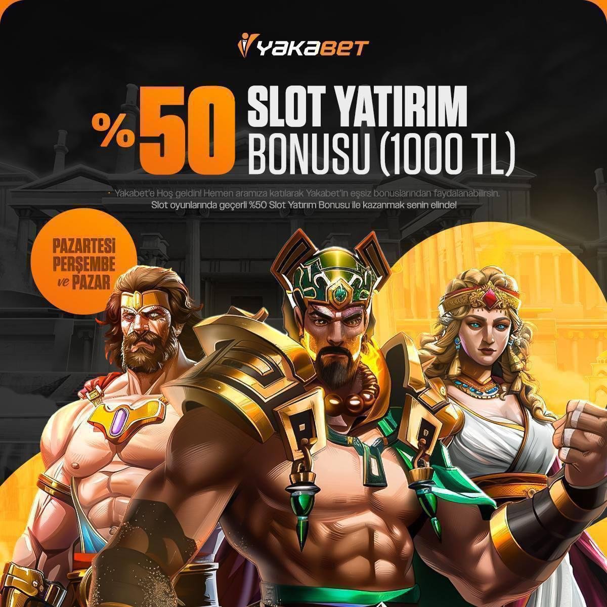 Yakabet'ten seçili günlere özel %50 slot yatırım bonusu! 🎁

🎰 %50 Slot Bonusu ile slot keyfini ⚡🍬🦮🍓🚀💫  maksimuma çıkar!
📆 Pazartesi - Perşembe - Pazar günlerine özel!
1.000 ₺'ye kadar bonus al. 
Giriş: url724.link/gnclgrs25