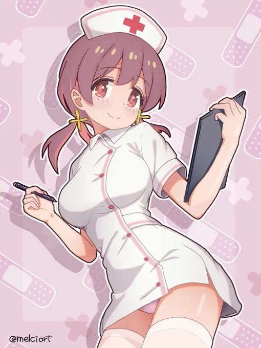 ナースなみよちゃん #おにまいお絵描き