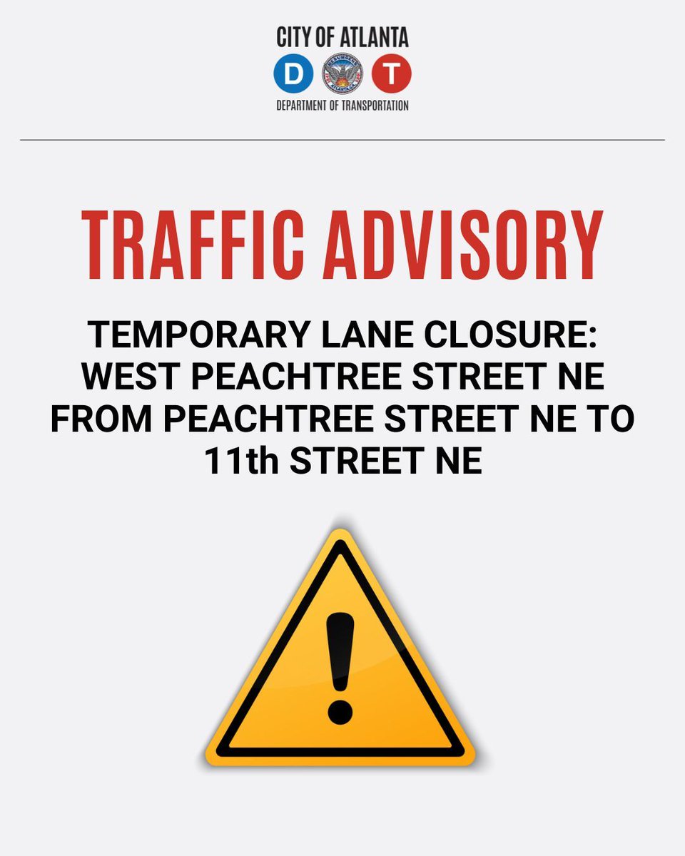 Atlanta Department of Transportation tweet media