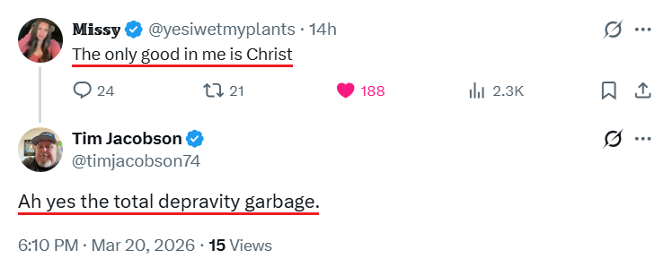 Ron Henzel, Emotional Support Calvinist ☕ tweet media