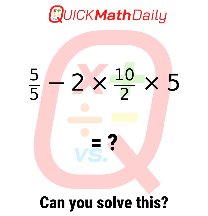 Quick Math Daily Brain Boost 🧠 tweet media