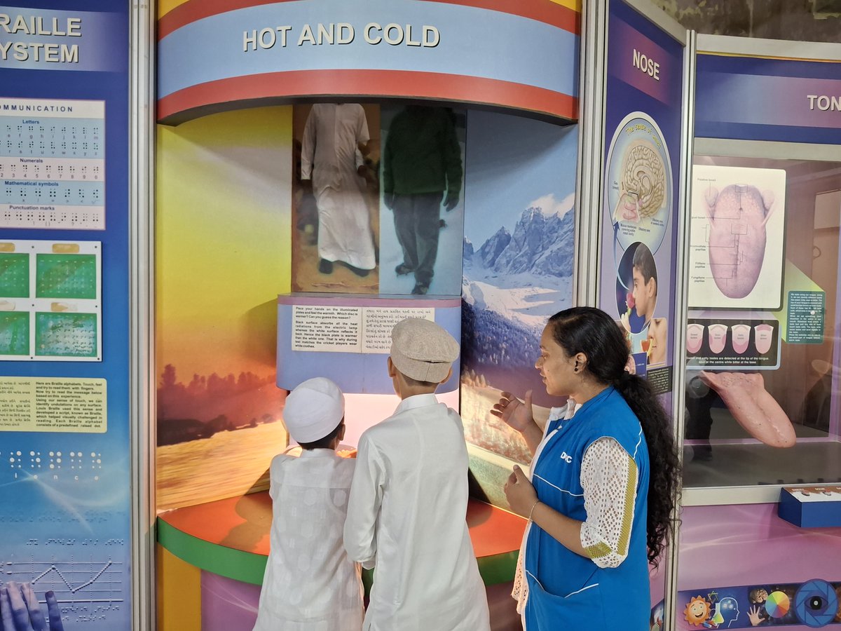 DSCDharampur's tweet image. At @DSCDharampur a unit of @ncsmgoi ,@MinOfCultureGoI visitors explored various science galleries, engaging with interactive exhibits that made learning fun and meaningful while enhancing scientific understanding and awareness.
 #LearningByDoing #ExploreScience