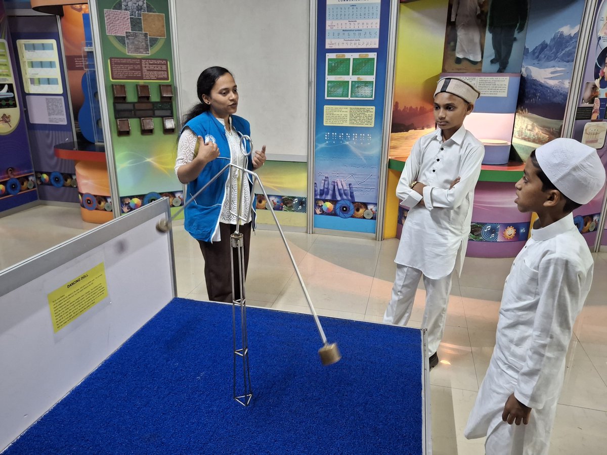 DSCDharampur's tweet image. At @DSCDharampur a unit of @ncsmgoi ,@MinOfCultureGoI visitors explored various science galleries, engaging with interactive exhibits that made learning fun and meaningful while enhancing scientific understanding and awareness.
 #LearningByDoing #ExploreScience