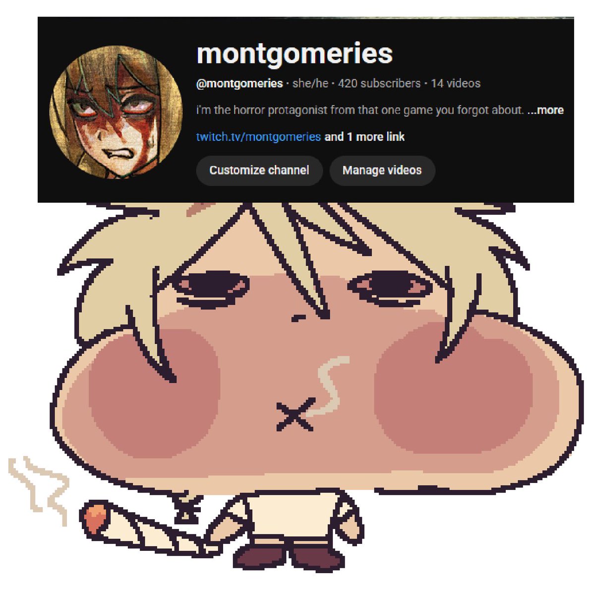 mila 🪓 horror vtuber tweet media