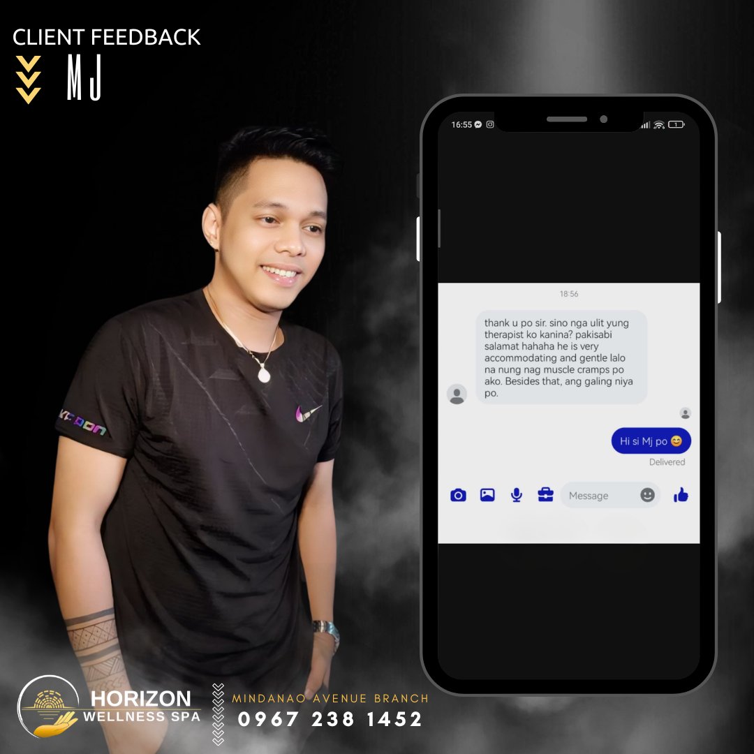HorizonSpa_'s tweet photo. Thank you for providing your feedback! Rest assured we are committed in providing our clients with a quality massage. 😌 #HorizonSpa https://t.co/bu8R0RG5Su