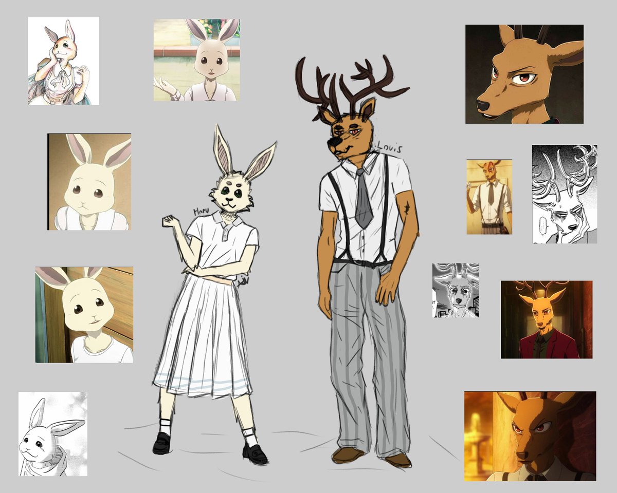 CloverTheDusky's tweet photo. Beastars Characters in my art style Pt.1!

Let me know some other characters to draw i need the practice! #beastars #furry #art #furryartist #Legoshi https://t.co/wa3gK8XAMb