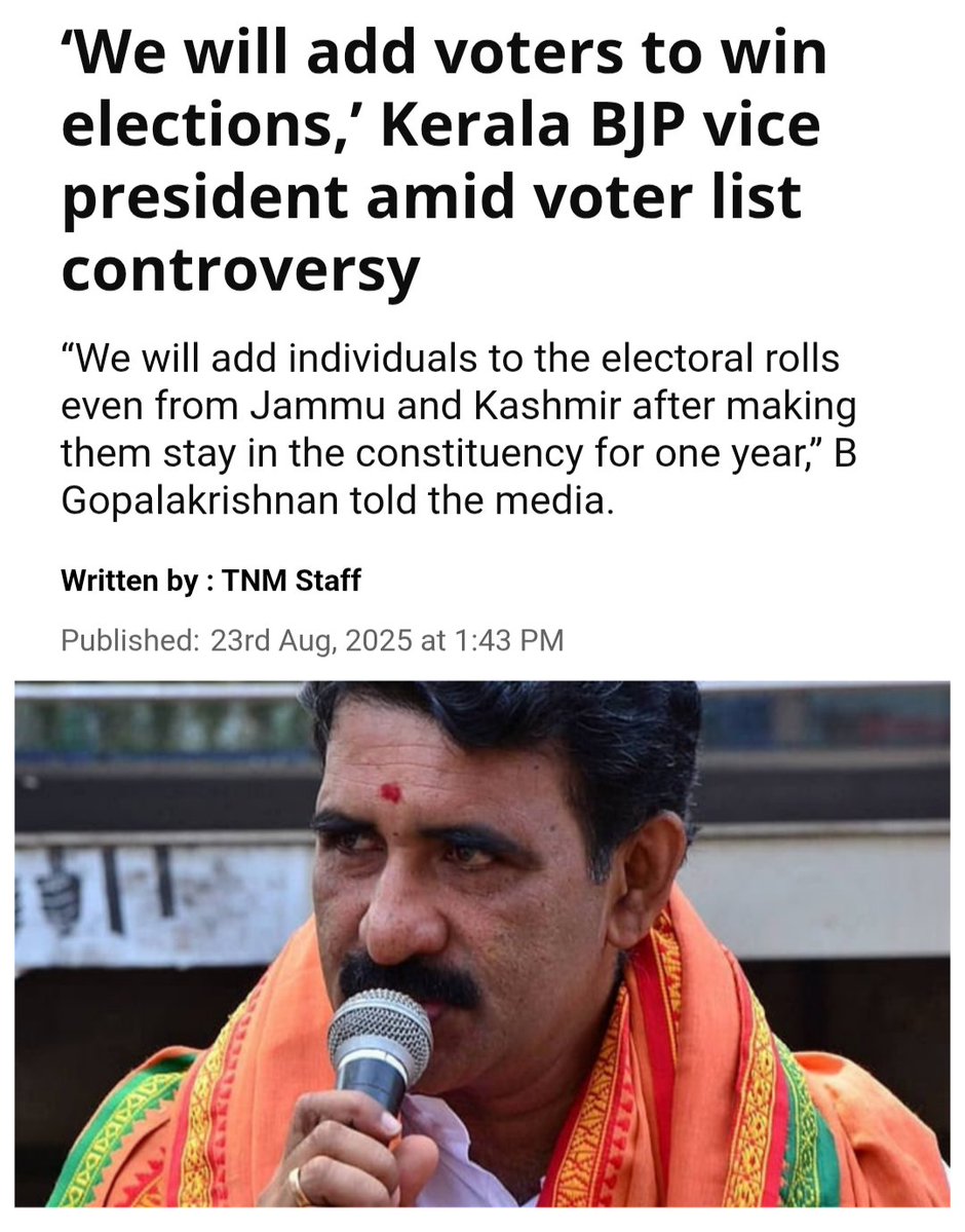 This is the BJ Party in Kerala. 

This is exactly why nobody from Kerala should vote for scoundrels like this.