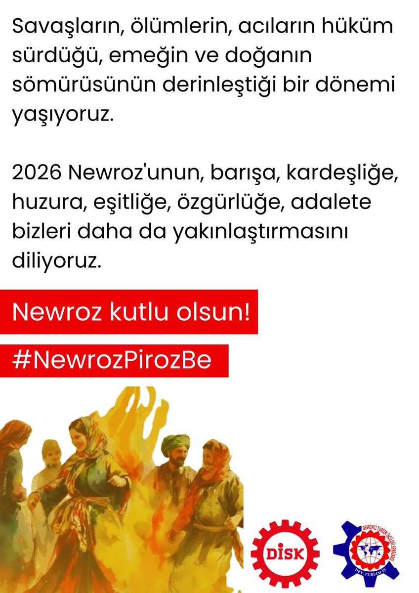 DİSK Dev. Turizm-İş tweet media