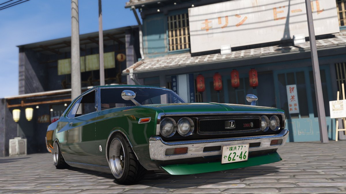 Just_Rik0's tweet photo. #GTAV #GTAVMOD #GTAOnline #GTAPhotographers #GTAPC #GTAVMODDING #Rockstar #Nissan #Laurel #GSX #C130 #Oldschool #japan #ssr https://t.co/kgXX5eJvCa