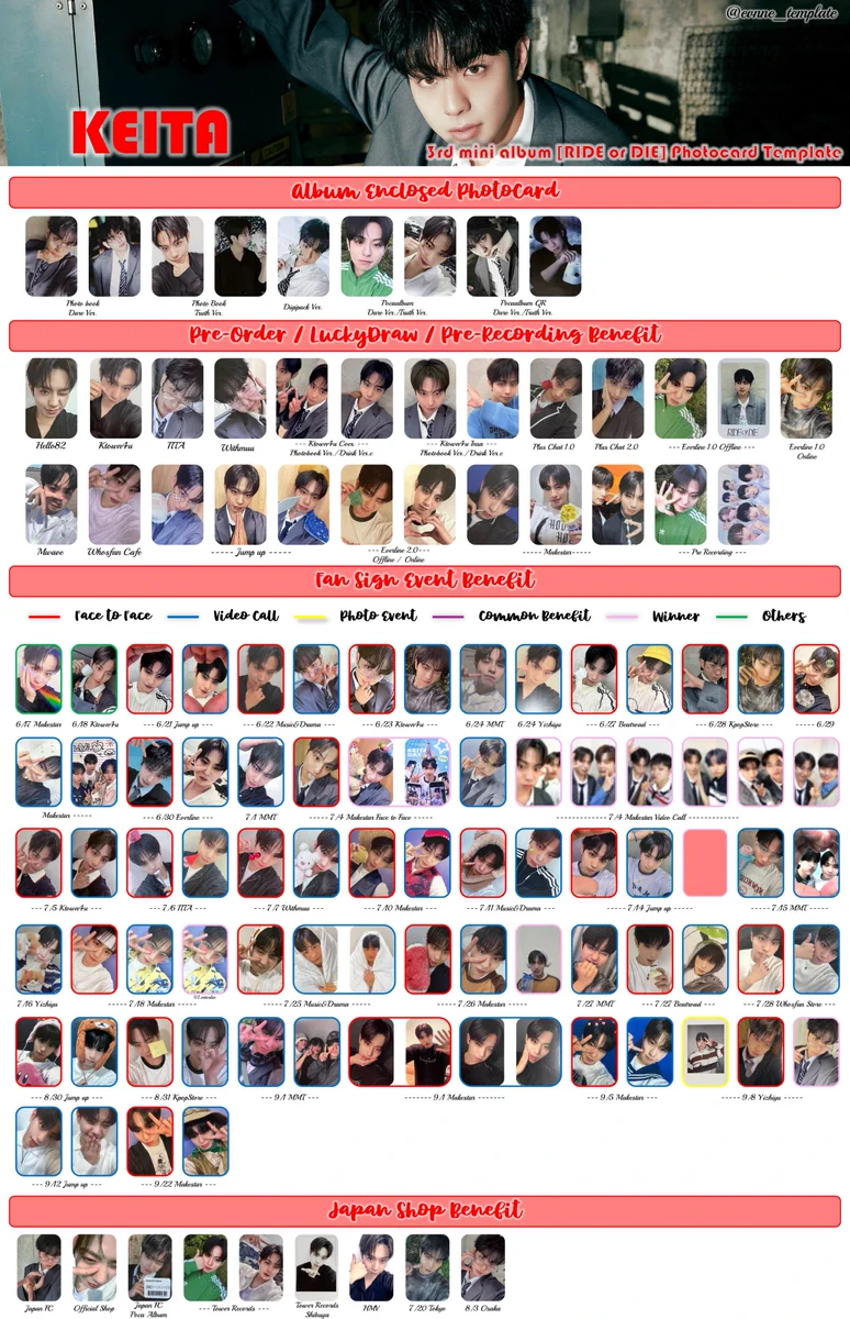 EVNNE Photocard Template on X: 