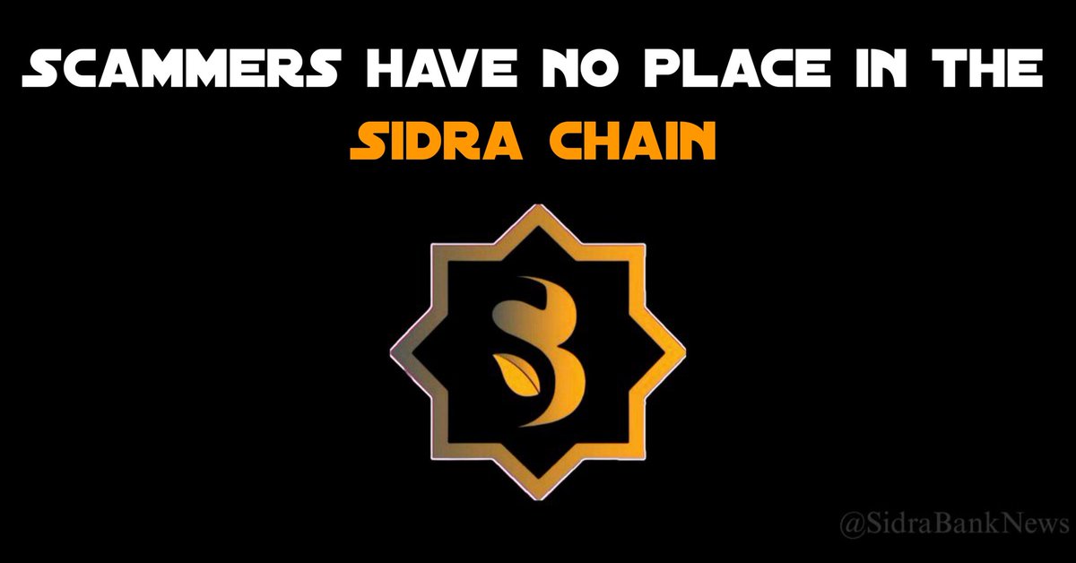 SidraBankNews's tweet image. Dear #SidraChain family,

Selling SDA on the black market is illegal. Please do not do that. Moreover, there are no real buyers most of them are scammers targeting the Sidra community

If you ever sell or deal with a scammer for SDA and they don’t pay you, drop that scammer