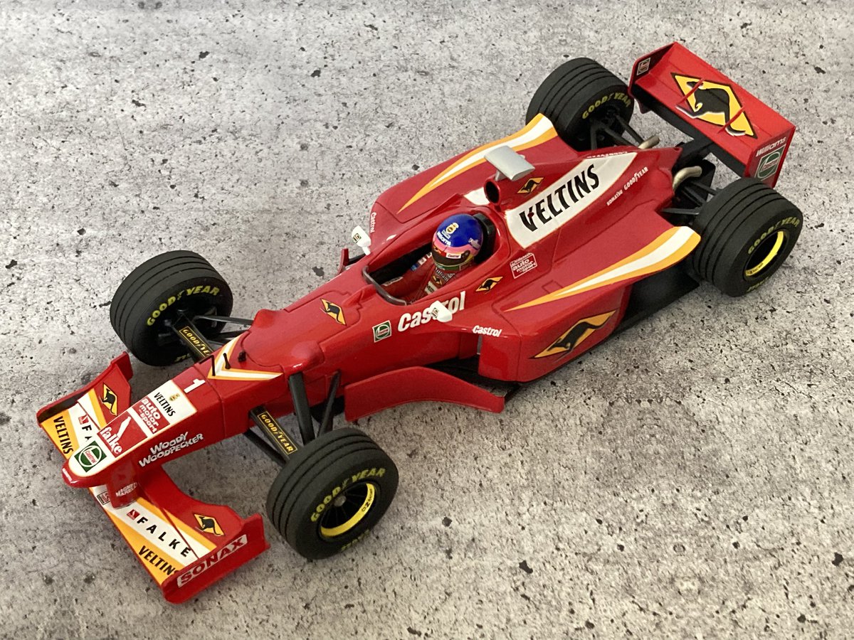VentColline's tweet photo. ちょうどいいサ���ズのラッキーストライクロゴのデカールが見つからない😩

って訳で次のモデルカー、ミニチャンプス
1/18 ウィリアムズFW20 J.ビルヌーブ モデルをデカール加工しようかなぁ https://t.co/mQAC0x3SJn