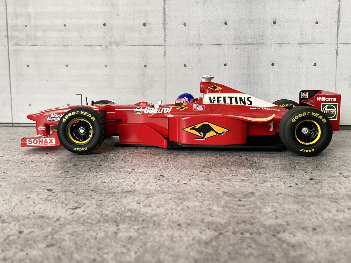 VentColline's tweet photo. ちょうどいいサ���ズのラッキーストライクロゴのデカールが見つからない😩

って訳で次のモデルカー、ミニチャンプス
1/18 ウィリアムズFW20 J.ビルヌーブ モデルをデカール加工しようかなぁ https://t.co/mQAC0x3SJn