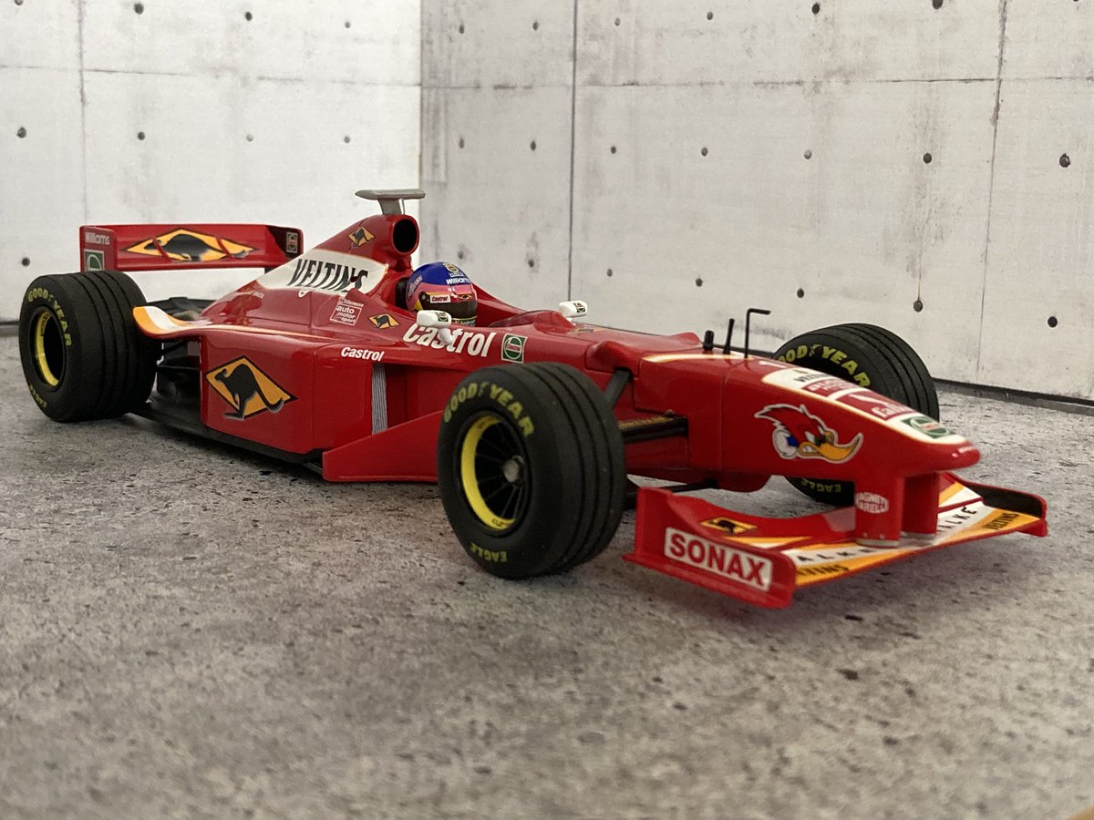 VentColline's tweet photo. ちょうどいいサ���ズのラッキーストライクロゴのデカールが見つからない😩

って訳で次のモデルカー、ミニチャンプス
1/18 ウィリアムズFW20 J.ビルヌーブ モデルをデカール加工しようかなぁ https://t.co/mQAC0x3SJn