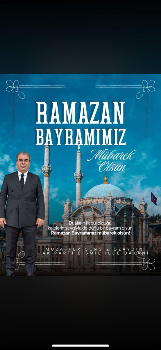 📍 Bayramlaşma Programı

İlçe Başkanlığımızda, kıymetli hemşehrilerimizle bayramlaşmak üzere bir araya geliyoruz.

Tüm vatandaşlarımızı, bayramın birlik ve beraberlik ruhunu birlikte yaşamak için saat 14:00’te İlçe Başkanlığımıza bekliyoruz.

Bayram sevincimizi birlikte paylaşmak