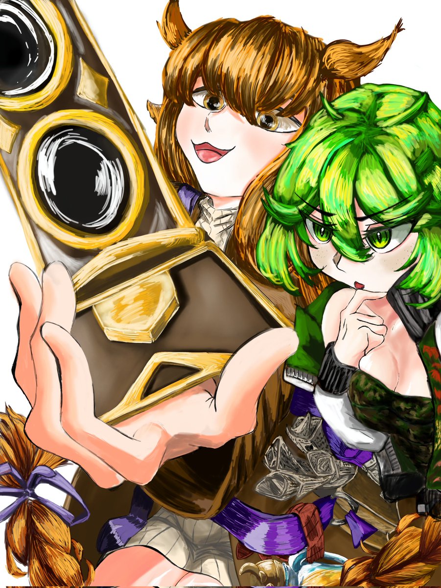 JMvZtncPlP85068's tweet image. カメラの説明  #元素楽章  #元素楽章FA  #Br  #Cl  #擬人化