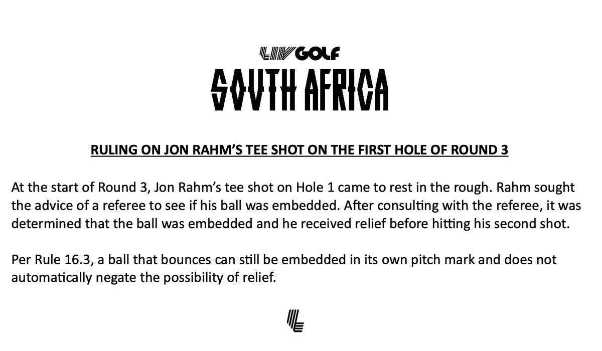 LIV Golf Communications tweet media