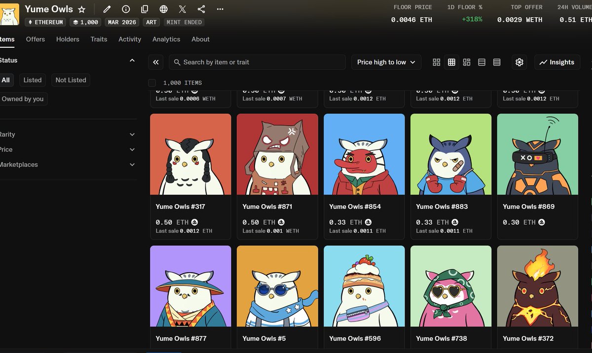 Yume Owls🦉 tweet media