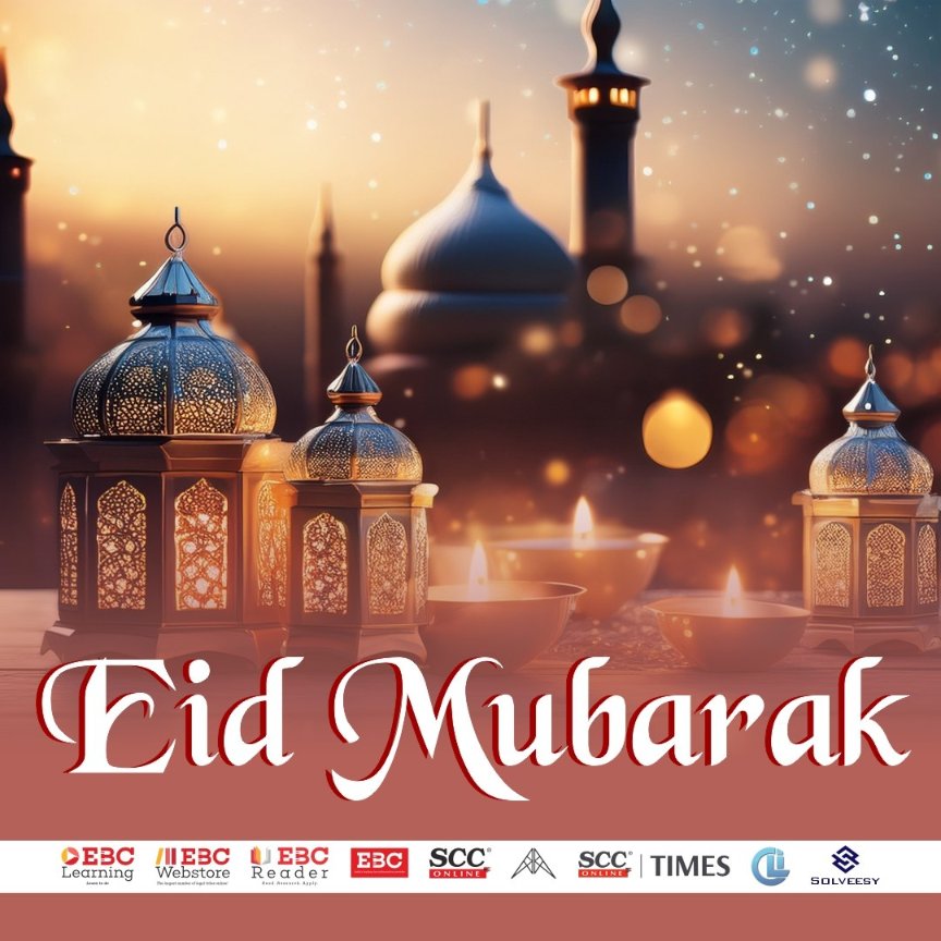 scconline_'s tweet image. Eid Mubarak!  May this auspicious occasion bring peace, prosperity, and happiness to all. Wishing you and your loved ones joy, success, and togetherness.

#EidMubarak #FestiveSpirit #Togetherness #Gratitude #WorkplaceCulture