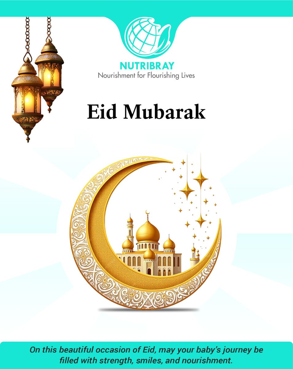 Eid Mubarak 🌙💚
Nourishing little lives, one smile at a time ✨
#NutriBray #EidMubarak