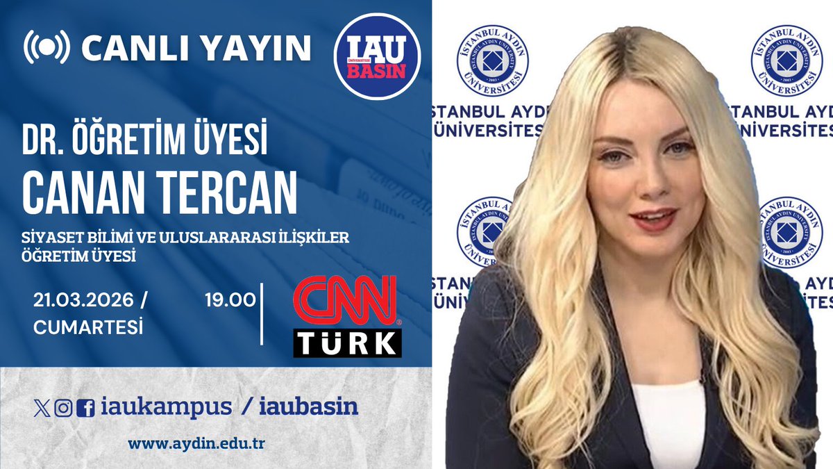 İstanbul Aydın Üni. Kurumsal İletişim Direktörlüğü tweet media