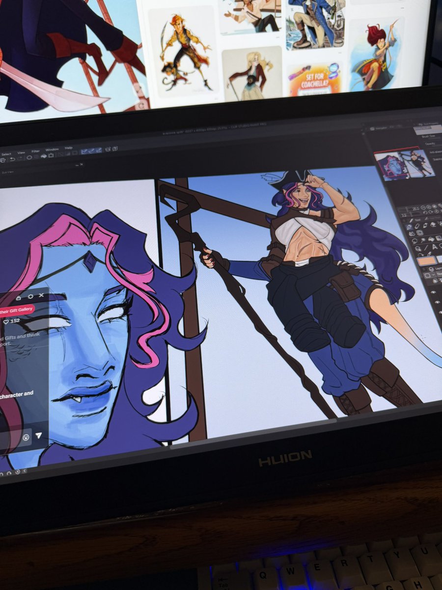 Haexuz's tweet photo. been working on some dnd oc stuff ughhhh very excited tho https://t.co/EbvmZgV4vv