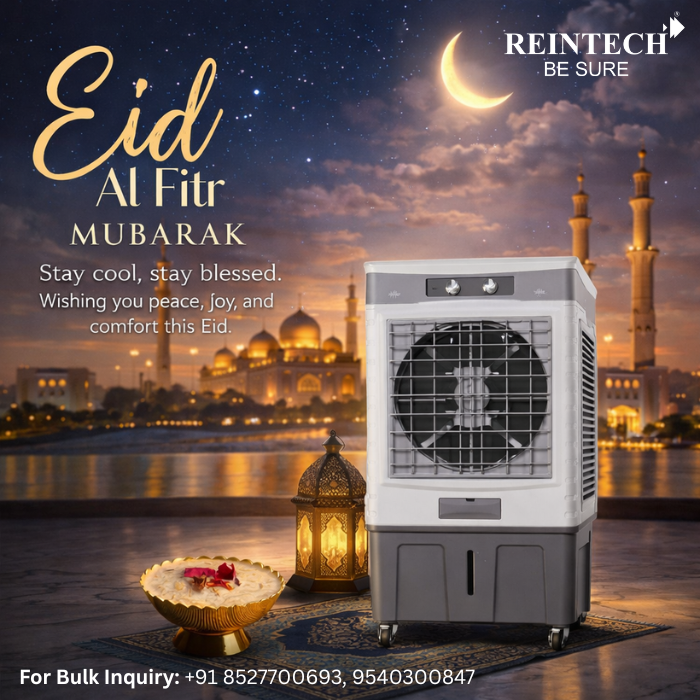 ReintechLtd's tweet image. Eid Mubarak
Cool comfort, warm celebrations — make this Eid brighter, fresher, and full of joy with every moment you share at home.
For Bulk Inquiry: +91 8527700693, 9540300847

#EidMubarak #EidAlFitr #StayCool #FestiveSeason #HomeComfort #AirCooler #SummerReady