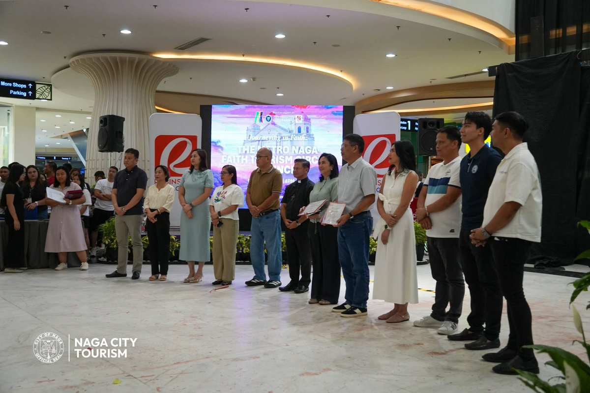 Mayor Leni Robredo at the launch of the Metro Naga Faith Tourism Circuit last March 20, 2026 at Robinsons Naga Atrium.

📸 Naga City Tourism