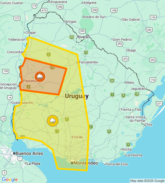 Instituto Uruguayo de Meteorología tweet media