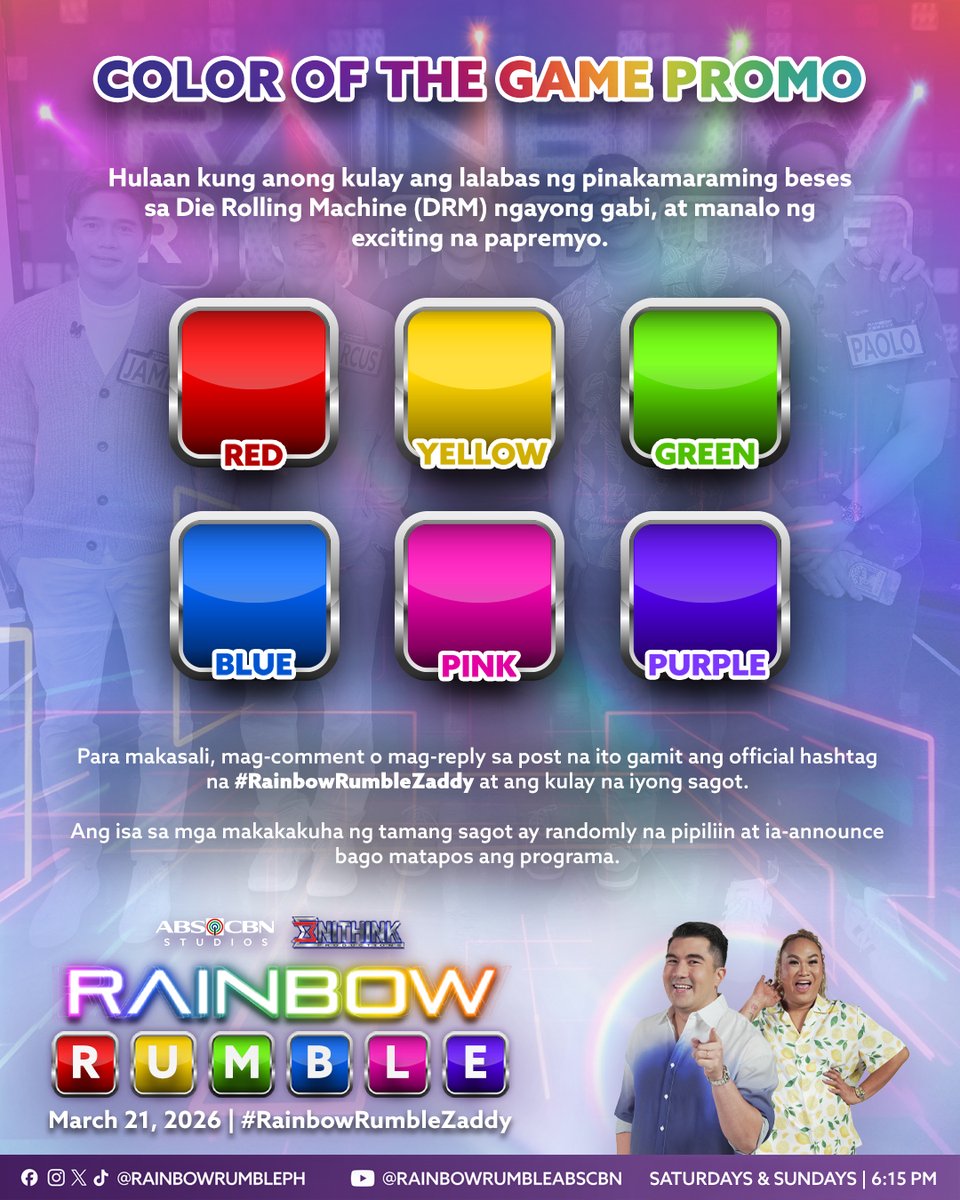 Rainbow Rumble tweet media