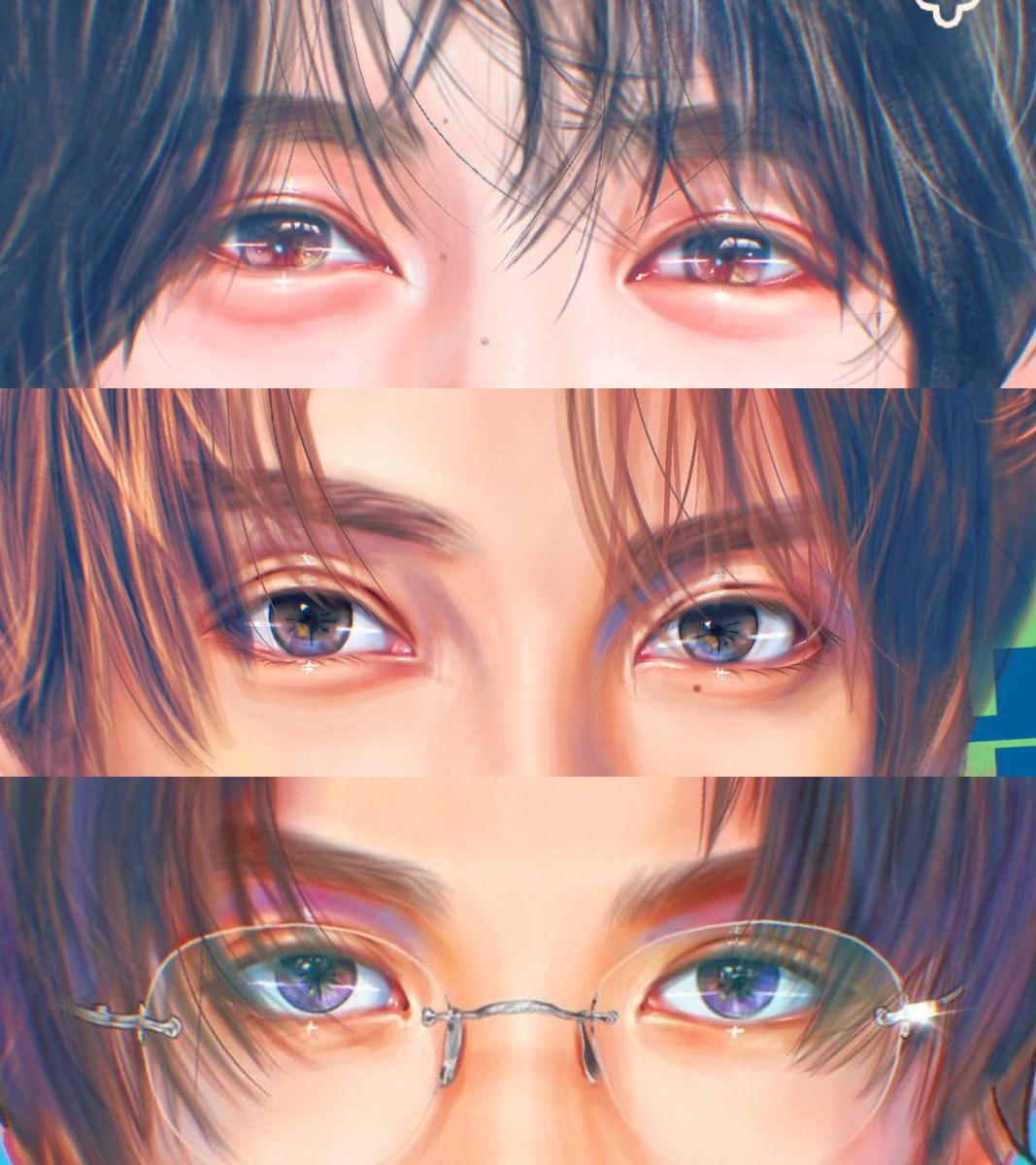 michhiniaragau's tweet photo. なにわちゃま描くときは瞳にメンカラを絶対入れてる✨ https://t.co/4zHKG3l3H6