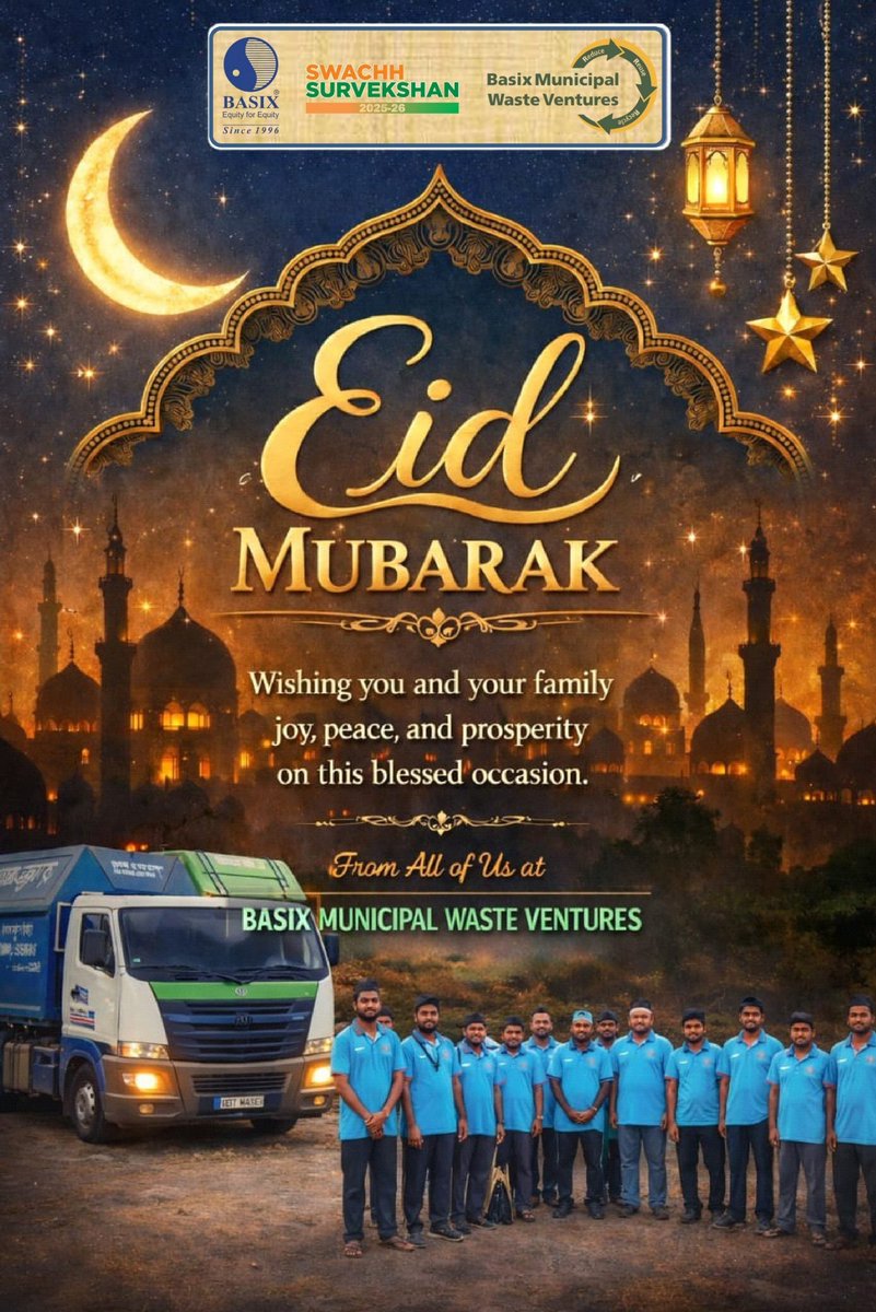 BMWV_BBSR's tweet image. 🌙 Eid Mubarak!
Team BASIX wishes you and your family love, peace, and endless blessings on this beautiful occasion. 💫 #eidmubarak #spreadhappiness