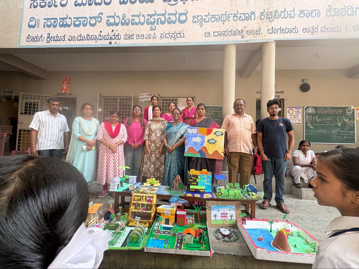 BhumiOrg's tweet image. Eco Young Innovators Fest 2026 Highlights

75 students from CGI school ( showcased 18 eco-models from Jakkasandra) proving that young minds can lead the way in sustainability.

Thank you CGI for your continued support!

#EcoYoungInnovatorsFest2026 #CGIforGood #WeAreCGI #CGIIndia