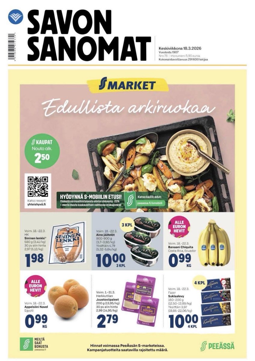 PeeassaS's tweet photo. Miltä teidän viikonloppunne maistuu?
#smarket
#peeässä https://t.co/Ds67iPemdK