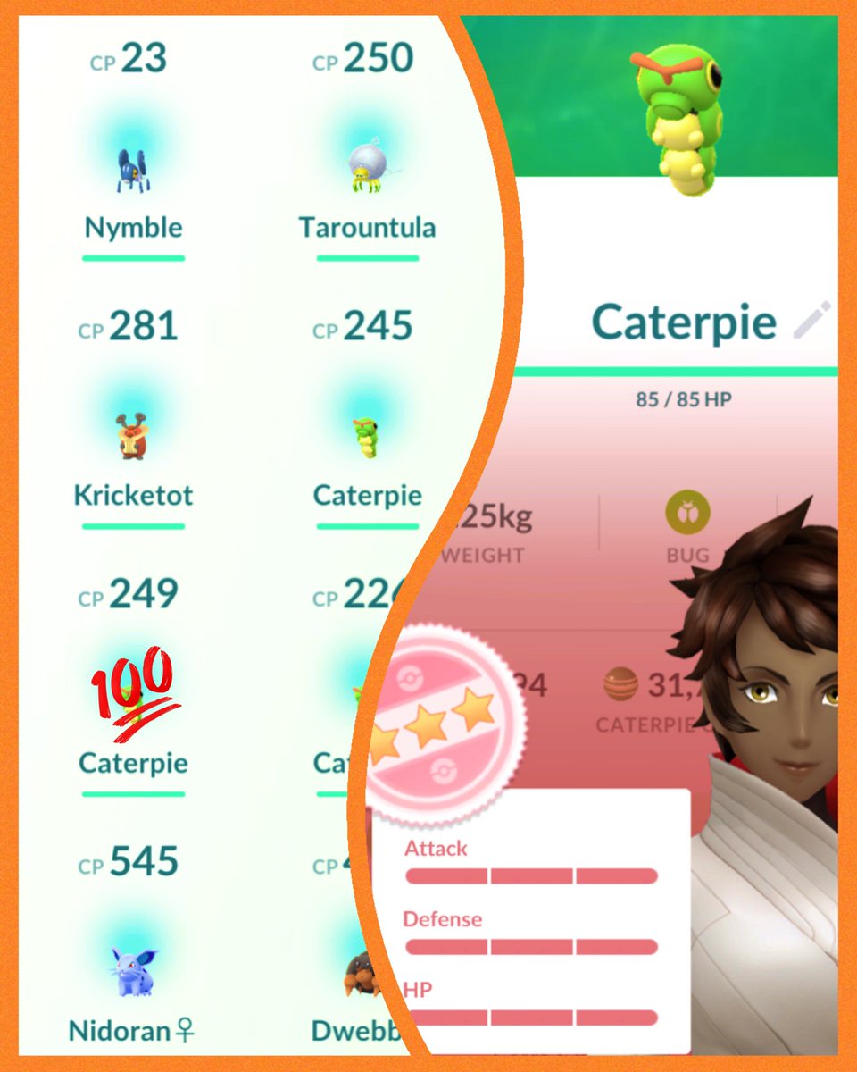 KamikeoPoGo's tweet photo. 💯#HundoCATERPIE💯
💯#HundoNINCADA💯
#BugOutEvent

💯🍀”HUNDO(S)!”🍀💯

... 👊🏾🐻  GRIND! 
#PokemonGoPlusPlus #HundoPokemon 
#CATERPIE #NINCADA #HundoGameIsStrong #OnlyMatterOfTime #HundoHunter #PokemonGo https://t.co/d5F3k8HFvC