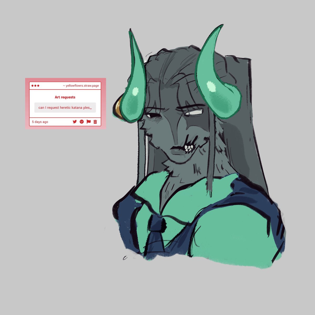 First time kindof drawing Katana #phighting
