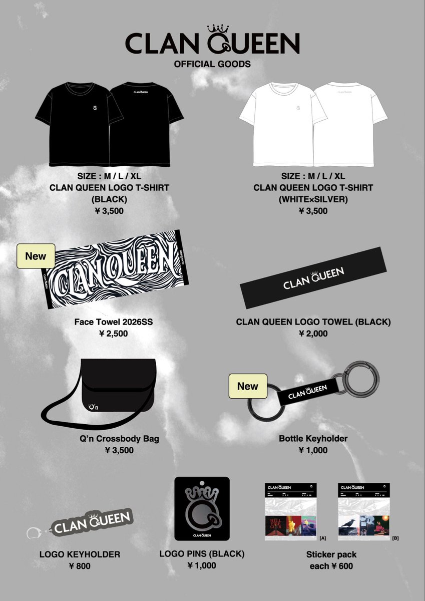 𝙊𝙁𝙁𝙄𝘾𝙄𝘼𝙇𝙂𝙊𝙊𝘿𝙎 𝙄𝙣𝙛𝙤 / NEW GOODS 解禁