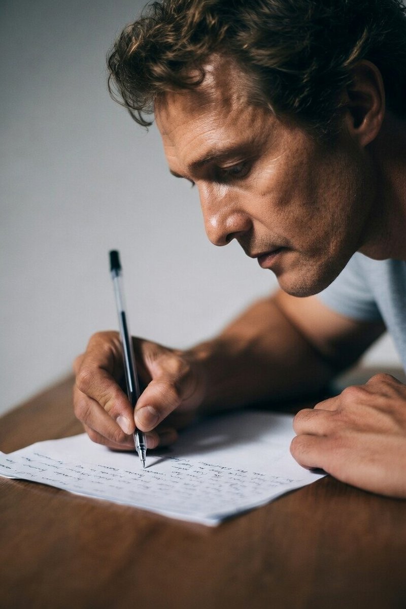 1610captain's tweet image. Matthew McConaughey has spoken about #writing "letters to himself" as a survival tool during tough times. In discussions around #journaling, he described the #pen and #paper as "my only friends" when there were no answers, using writing for survival rather than just