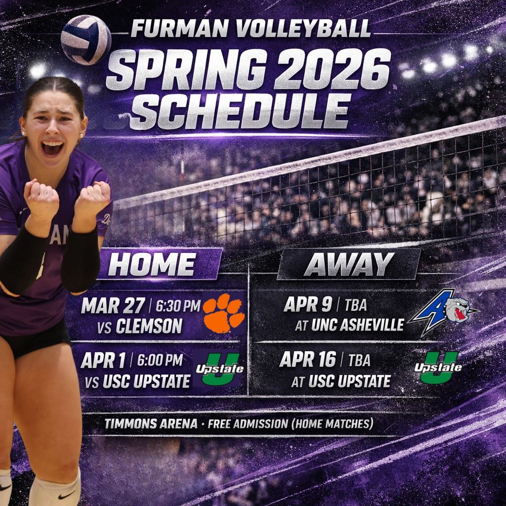 Furman Volleyball tweet media