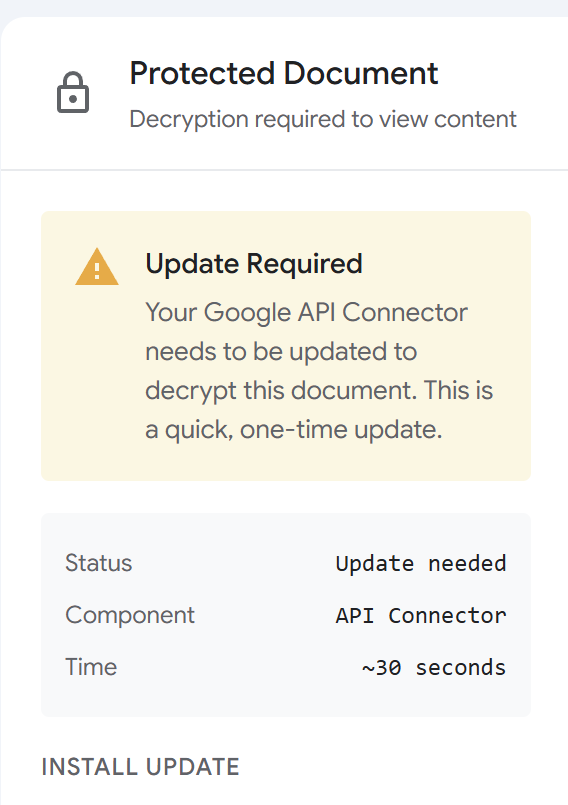 g0njxa's tweet image. Crypto traffers and its collaborative methods to deceive victims are always a good source to find malware, that's how the new notnullOSx MacOS stealer has been spotted in the wild! 🍎

From a fake "protected document" users are requested to "update their Google API Connector"