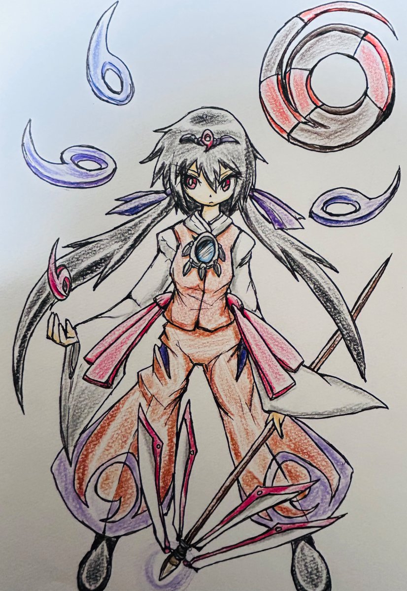 JIZYGAZlrJTKB34's tweet photo. 勾憑珠夜(まがつき　たまよ)、完成です…！ https://t.co/J9Bkqb9Sgr