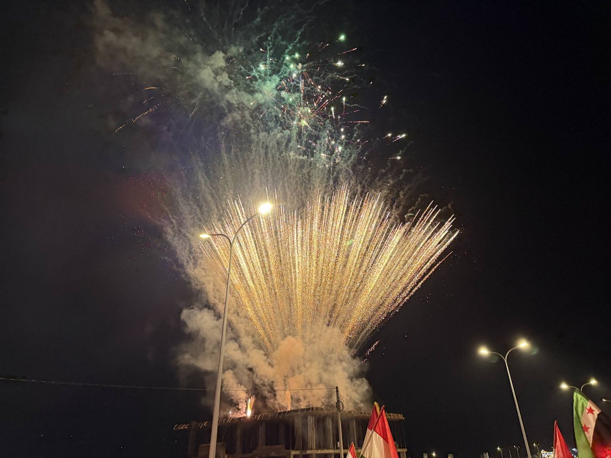 QalaatAlMudiq's tweet image. #Syria: Nowruz/Newroz celebrations last night in Afrin &amp;amp; Sheikh Maqsoud (video) in #Aleppo.