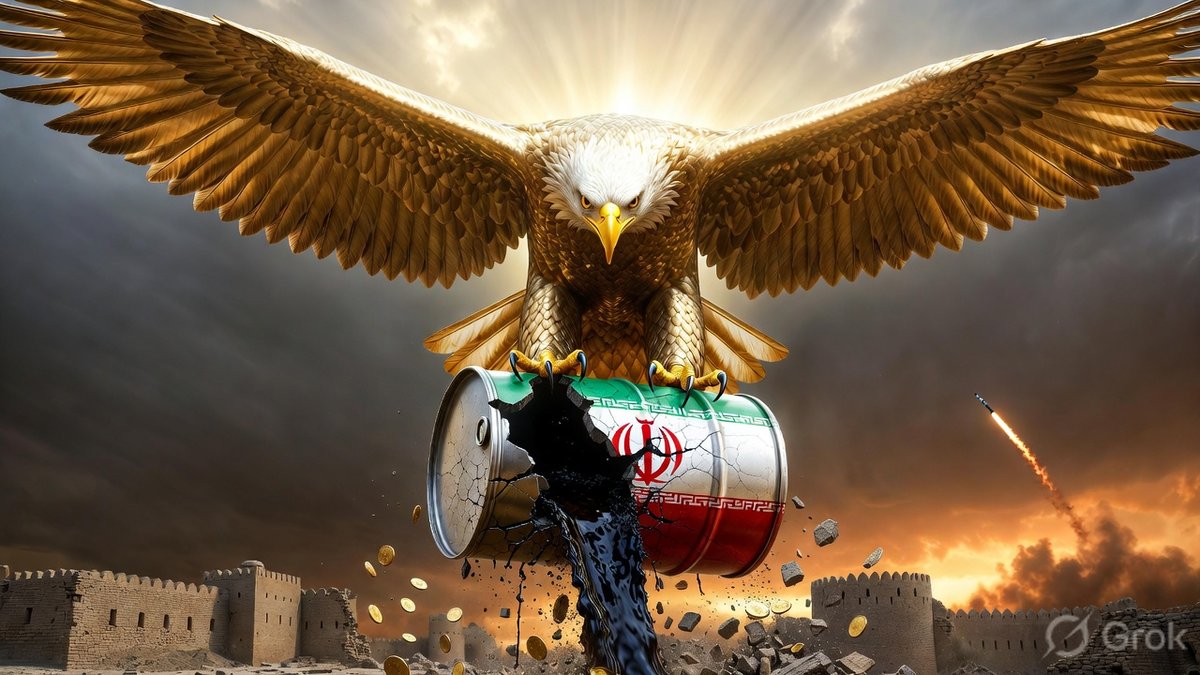 Nowruz. Treasury Had Other Plans.

March 21. The day Iran's currency was supposed to start over.

Instead, Treasury just sold their oil from under them.

Bessent issued a 30-day waiver to sell approximately 140 million barrels of Iranian crude stranded on water. 

"We will be