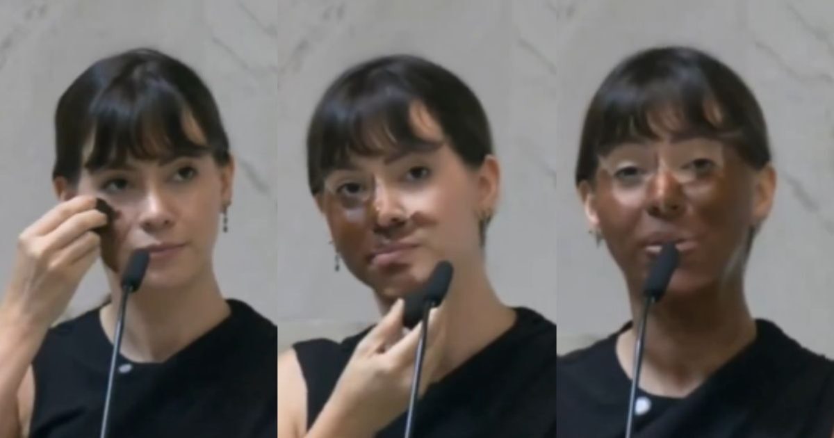 Brazilian Politician Fabiana Bolsonaro Wears Blackface in Explosive Viral Speech Protesting Transgender Ideology: ‘Painting My Face Black Doesn’t Make Me Black’ (VIDEO)

READ: thegatewaypundit.com/2026/03/brazil…
