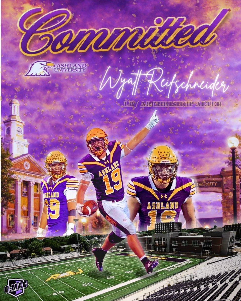 100% Commited ‼️I want to thank the entire Ashland coaching staff for giving me this opportunity. Excited for what the next 4 years bring! 

<a href="/CoachGTurnbaugh/">Garrett Turnbaugh</a> 
<a href="/ajnickoli/">AJ Nickoli</a> <a href="/coach_geiser/">Doug Geiser</a> 
<a href="/Dave_Berk/">Dave Berk</a> <a href="/AshlandFB/">Ashland Football</a> <a href="/AlterHSFootball/">Alter HS Football</a> 

#goeags #AGTG