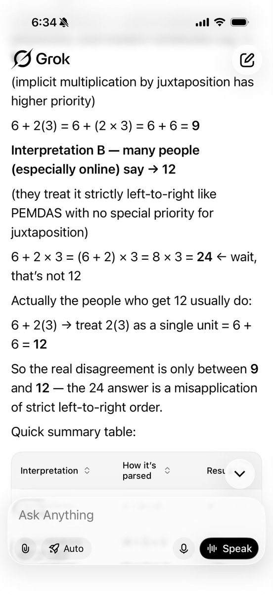 CheezeEvil's tweet photo. @elonmusk It told me 6+6=9 https://t.co/Q5Mj5WeWP4