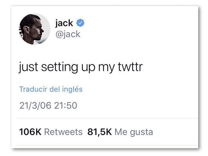 AcostaMzk's tweet image. El 21 de marzo de 2006, 20 años atrás, se publicaba el primer #tweet en esta red social. #Twitter