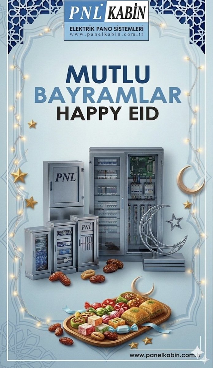 🔹Panel Kabin Elektrik ailesi olarak sevdiklerinizle birlikte keyifli ve huzur dolu bir bayram geçirmenizi dileriz. İyi bayramlar.
🔹As Panel Kabin Electric family we wish you nice holidays. Happy eid mubarak.